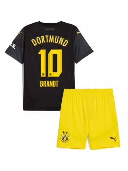 Detské Futbalové oblečenie Borussia Dortmund Julian Brandt #10 2024-25 Krátky Rukáv - Preč (+ trenírky)